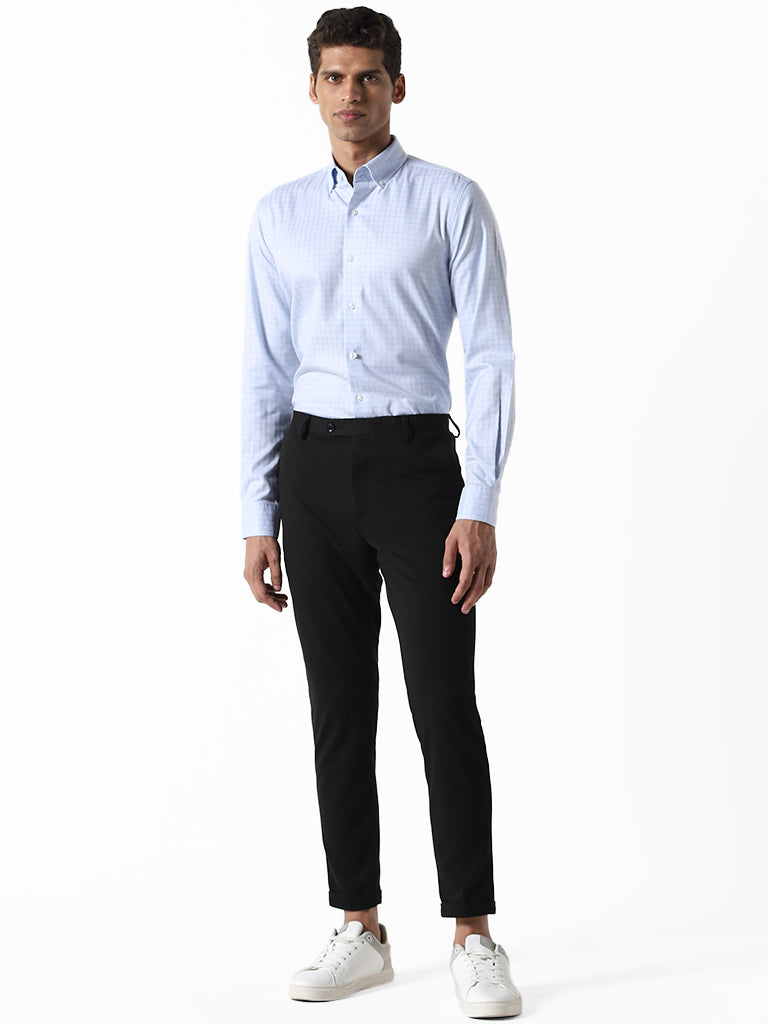 Navy blue Office Comfort fit pencil pants for Ladies – The Ambition  Collective